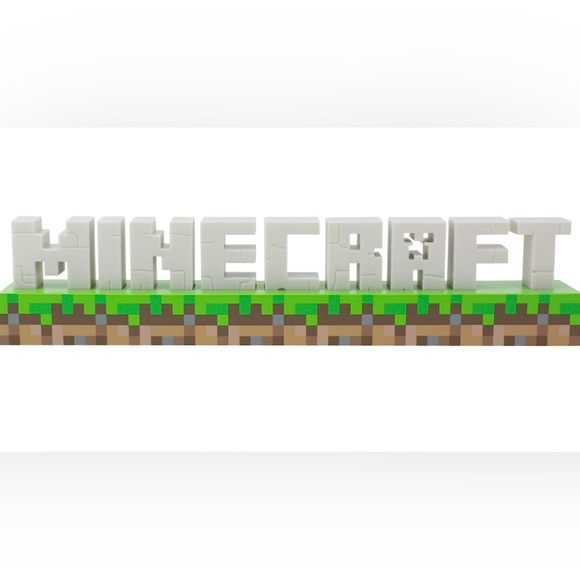 NWT! Original packaging, unopened. Minecraft Logo Light for desk or wall - Picture 7 of 9